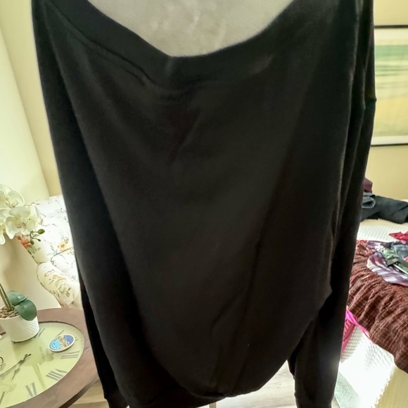 NWT off the shoulder black sweater by 78 & Sunny - Picture 2 of 7